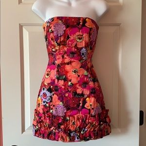 Costa Blanca Mini Floral Cocktail Dress